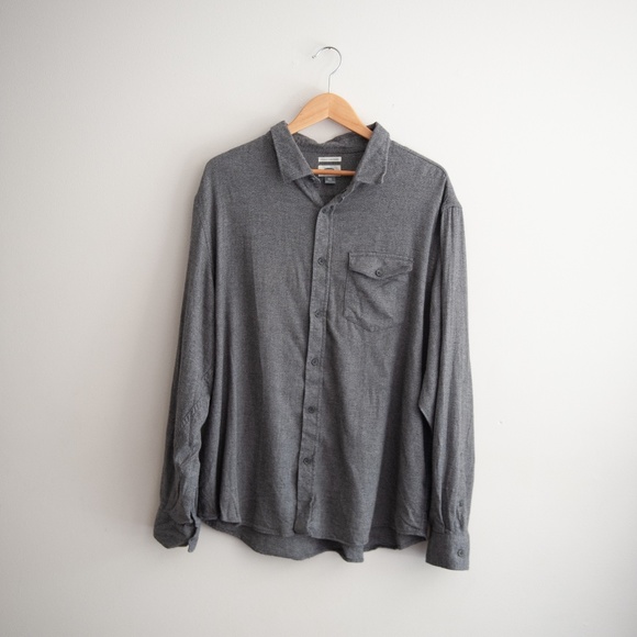 OLD NAVY | GREY BUTTON UP SHIRT - Picture 1 of 3